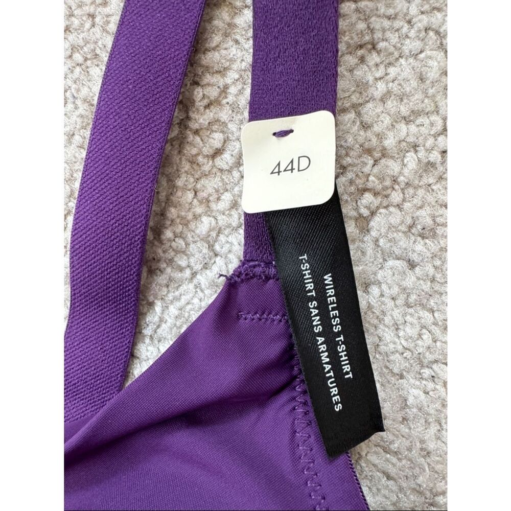 Deesse NWT Wireless T-Shirt Bra Purple Sz44D - Picture 3 of 8